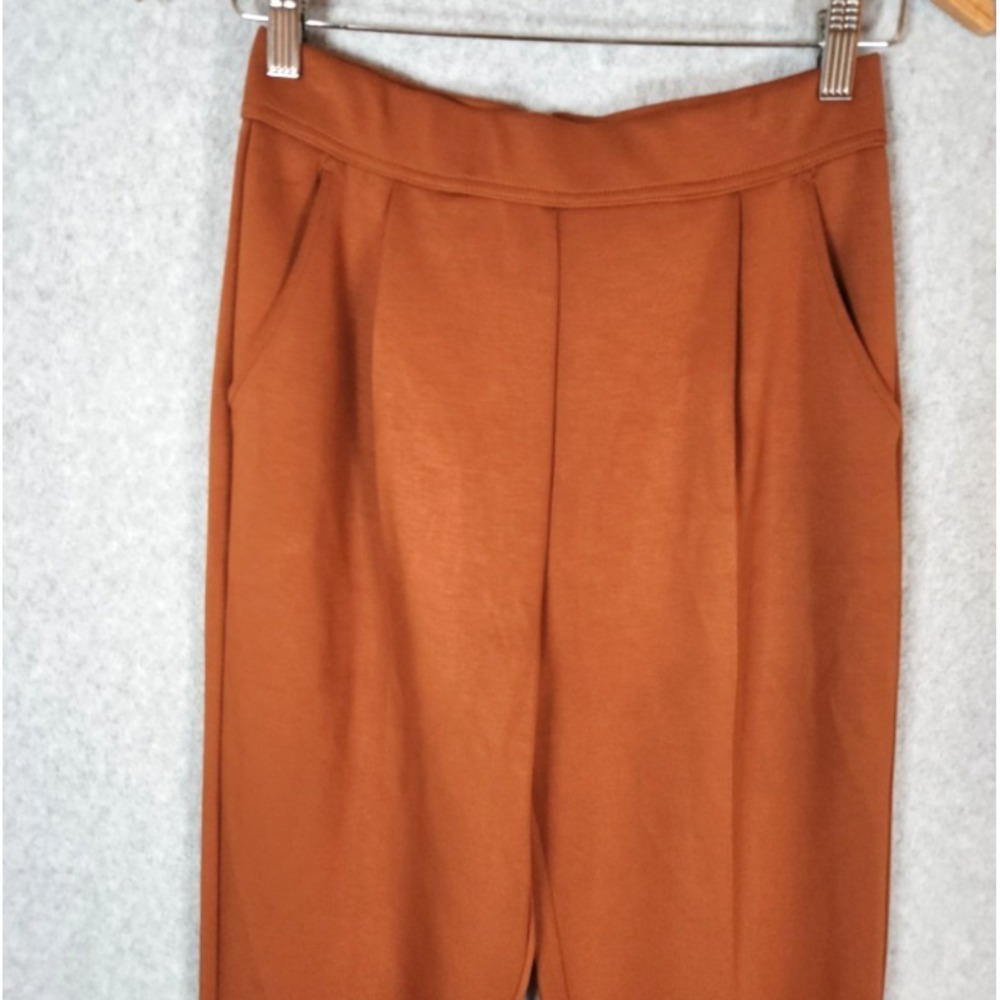 Halara Flex High Waisted Pocket Tapered Work Pants Size Small Glazed Ginger Rust - Picture 7 of 11